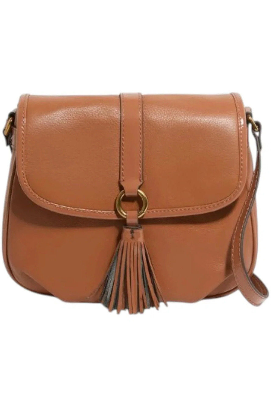 American Leather Co. Women's Fairfield Leather Crossbody Saddle